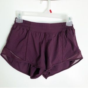 Purple lulu shorts
